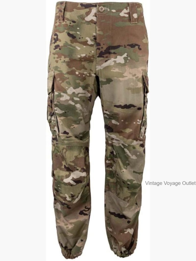 Women's Military Uniform Trousers, Quick-Dry Nylon Cotton, Cargo Pockets